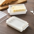 thumbnail image 2 of Convenient Butter Box Easy to Clean Plastic Dust-proof Lid Storage Container for Fridge, 2 of 10