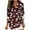 Wine, variant on Ruimatai V-Neck Printed Blouse For Women Casual Long Sleeve T-Shirt Soft Loose Fit Tops For Daily Wear