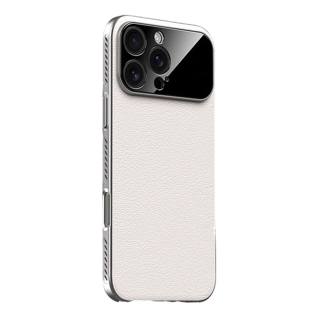 Klonfd Large Window For IPhone 17Air PU Leather And Hard PCHeat Dissipation And Breathable BumperAutofocus LensGrade Drop Proof And Shockproof Protective