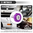 thumbnail image 3 of Unique Bargains 1 Set Finishing Countersunk Fender Bumper Washers Engine Bay Fastener Tool Kit for Car Motorcycle Purple, 3 of 7