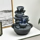thumbnail image 5 of Fuente de agua decorativa de mesa con cascada Feng, decoración para mesa de oficina mi, 5 of 7