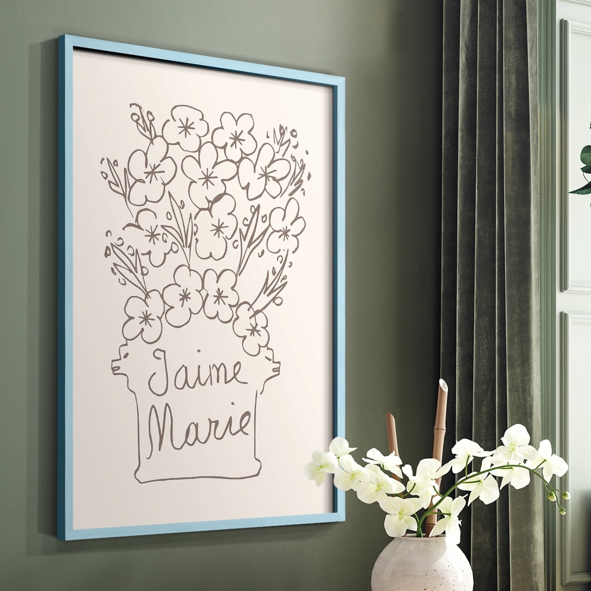 Matisse CCXLI in Solid Wood 11 x 14 Framed Print