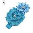 thumbnail image 4 of Bandeau Fleur en Tissu Extensible pour Enfants et Bébés avec Fausses Perles et Strass, Bande pour Cheveux, 4 of 8