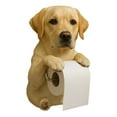 thumbnail image 3 of ZZkhGO Dog Toilet Paper Holder, Cute Animal Design Wall Mounted, Resin Paper Roll Dispenser for Bathroom Decor, 3 of 4