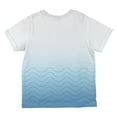 thumbnail image 2 of Shark Bite Ombre Waves All Over Toddler T Shirt Blue 6T, 2 of 2