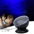 thumbnail image 2 of Fyydes Remote Night Light, Projector Lamp Black,Ocean Wave Projector LED Night Light Lamp With Remote Control For Kids Gift, 2 of 11