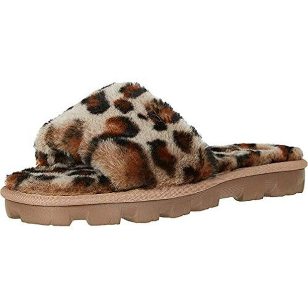 Verplicht Krachtig Stroomopwaarts Women's UGG Cozette Leopard Open Toe Slipper - Walmart.com