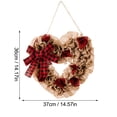 thumbnail image 2 of Ongmies Valentines Day Wreath Clearance Holiday Decorations Pendant Valentine'S Day Garland Hanging Decoration Party Supplies Home Decor A, 2 of 3