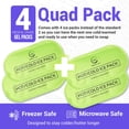 thumbnail image 3 of Reusable Hot and Cold Gel Ice Pack Wrap (4 Pack) for Injuries | Adjustable & Flexible for Knees, Back, Shoulders, Arms, and Legs – Reusable, 3 of 7