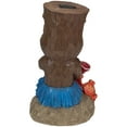 thumbnail image 5 of Northlight 13.75" Solar Lighted Polynesian Outdoor Garden Smiling Tiki Statue, 5 of 5