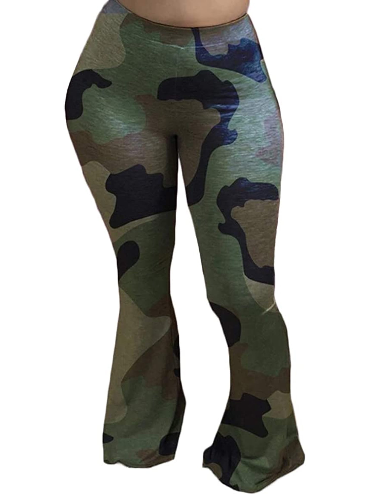 bell bottom camo pants