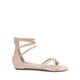 thumbnail image 2 of Sandalia DREAM PAIRS WEITZ para mujer con tiras al tobillo, plana, talla 7, color nude, 2 of 8