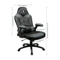 thumbnail image 4 of Black Las Vegas Raiders Oversized Gaming Chair, 4 of 7