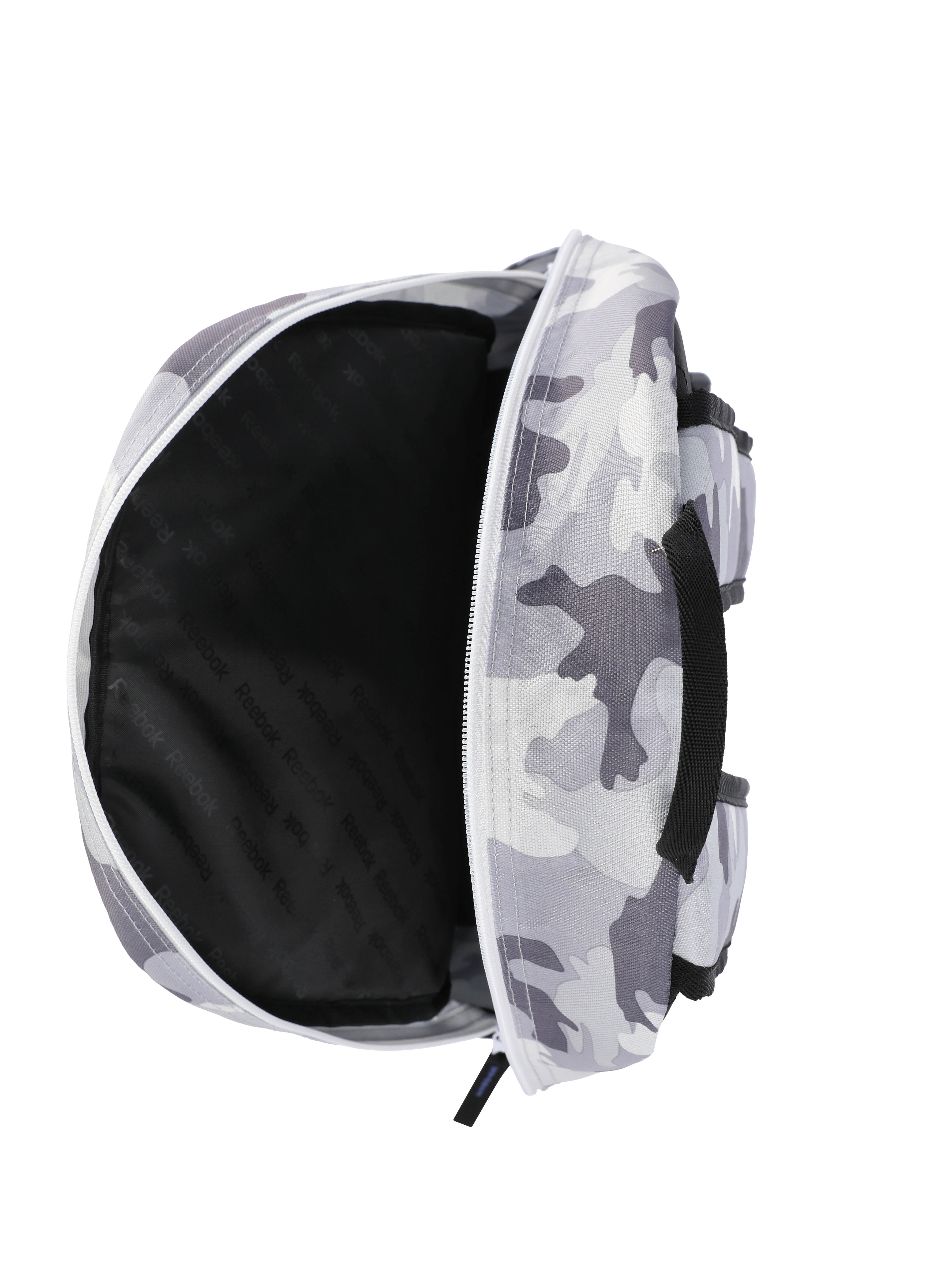 Reebok Boys' Riley 17" Laptop Backpack with Lunch Box Set, 2-Piece, Light Grey Camo