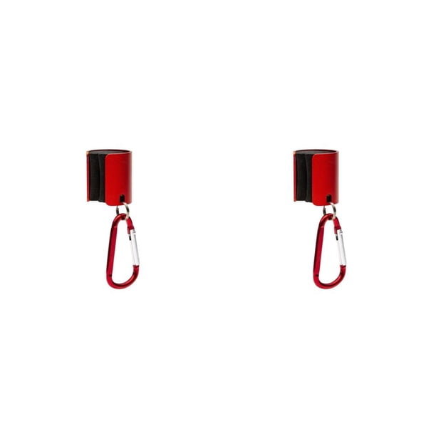 Greeniant Herramienta de nudo rápido de pesca, abrazadera de varilla de aleación de aluminio de alta dureza, herramientas de atado de moscas, Rojo Sin hebilla extensible 2piezas