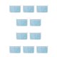 thumbnail image 3 of Billuyoard Bolsa de malla de almacenamiento para refrigerador, organizador de condimentos colgantes de rejillas, estante de congelador hueco, Azul 10piezas Billuyoard CBP162731, 3 of 4