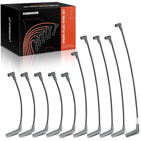 A-Premium 10PCS Spark Plug Wire Set Compatible with Dodge Ram 2500 1994-2003, Ram 3500 1994-2003, 8.0L, Replace# 6710002