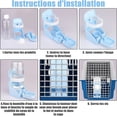 thumbnail image 3 of （Blue）Water Dispenser for Small Animals, 500ml Large Capacity Automatic Rabbit Water Dispenser Hanging Drinker, for Hamster, Guinea Pig, Rabbit, Rat, Chinchilla, Ferret, Gerbil, 3 of 5