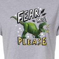 thumbnail image 3 of Toy Story - Rex Fear Me Please - Juniors Cropped Cotton Blend T-Shirt, 3 of 5