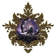thumbnail image 3 of CafePress - A Fairy And A Dark Wolf Pajamas - Women's Dark Pajamas, 3 of 4