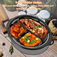 thumbnail image 4 of Generic 3 Pcs Silicone Slow Cooker Divider Liners for 6 QT Pot, Black, 4 of 9
