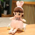 thumbnail image 1 of 1pc 45cm/140cm Plush Toys Princess Girls Doll Soft Flower Skirt Spring Cute Children Toy Christmas Gift Toys for GirlsPink100cm Deng Xun unisex, 1 of 2