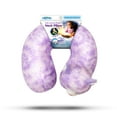 thumbnail image 3 of Cloudz Kids Super Soft N' Cuddly Animal Airplane Travel Neck Pillow! Keep Children Comfy and Supported with a Buddy while Traveling or just Resting at Home - Purple Fluffy Cat, 3 of 6