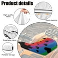 thumbnail image 6 of Uorisanigo ATV Waterproof Seat Covers Easy to Install Rainbow LGBT Pride Four Wheeler Seat Cover Heavy-Duty Breathable Fabric Cloth Dustproof Covers for ATV Seats, Easy to Install, 10x23 Inches, 6 of 7