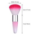 thumbnail image 3 of Ebingoo Peluca frontal de encaje marrón oscuro de 26 pulgadas + gorro de peluca peluca larga y rizada para mujeres y niñas peluca de pelo sintético densidad pesada suave resistente al calor peluca de, 3 of 5