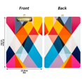 thumbnail image 5 of FORMRS Acrylic Clipboard with Low Profile Clip Standard A4 Letter Size, 12.5" x 9", Colorful Triangles, 5 of 8