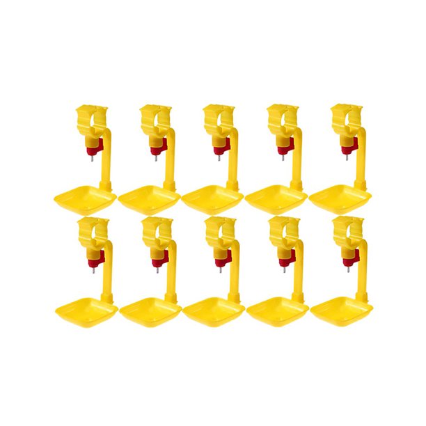 Bebederos Para Pollos, Relleno Automático Sin Esfuerzo, Vasos Colgantes De Plástico Para Beber, Fuente, Tubo, Bola, Pezón, Herramientas De Alimentación, Bebedero Para Aves De Corral, Hogar 10 Uds. Yuarrent PT001117-00