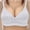 White, variant on MGDXOX Push Up Bras for Women No Underwire Embroidered Glossy Comfortable Breathable Bra Underwear Bralettes Navy L