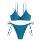 thumbnail image 2 of Traje de baño para mujer, estilo bikini de Europa y América, con efecto lavado, para mujer., 2 of 4