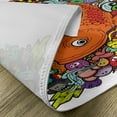 thumbnail image 5 of Ambesonne Cartoon Place Mats Set of 4, Big Fish Ocean Life, Standard Size, Multicolor, 5 of 6
