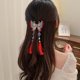 thumbnail image 4 of Pinza para el cabello de estilo chino, accesorios para el cabello femenino, pinza para el cabello con perlas de mariposa, clip para el cabello con borla, clip de tiburón rojo, 4 of 4