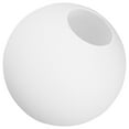 thumbnail image 2 of Shisuyan White Global Lampshade Textured Glass Lamp Cover Ceiling Lampshade Replacement Round Lampshade Decor, 2 of 9