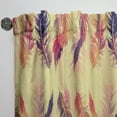 thumbnail image 3 of Designart 'Bird Feathers XIII' Southwestern Curtain Panel, 3 of 5