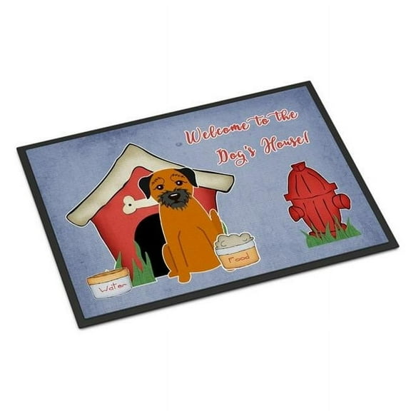Carolines Treasures BB2793JMAT Dog House Collection Border Terrier Indoor or Outdoor Mat, 24 x 0.25 x 36 in.