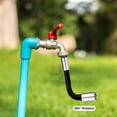 thumbnail image 5 of 2pcs Foam Extension Tube With Connector, 360 Degrees Faucet Sprayer Extension Hose, Black 30cm/50cm, 5 of 5