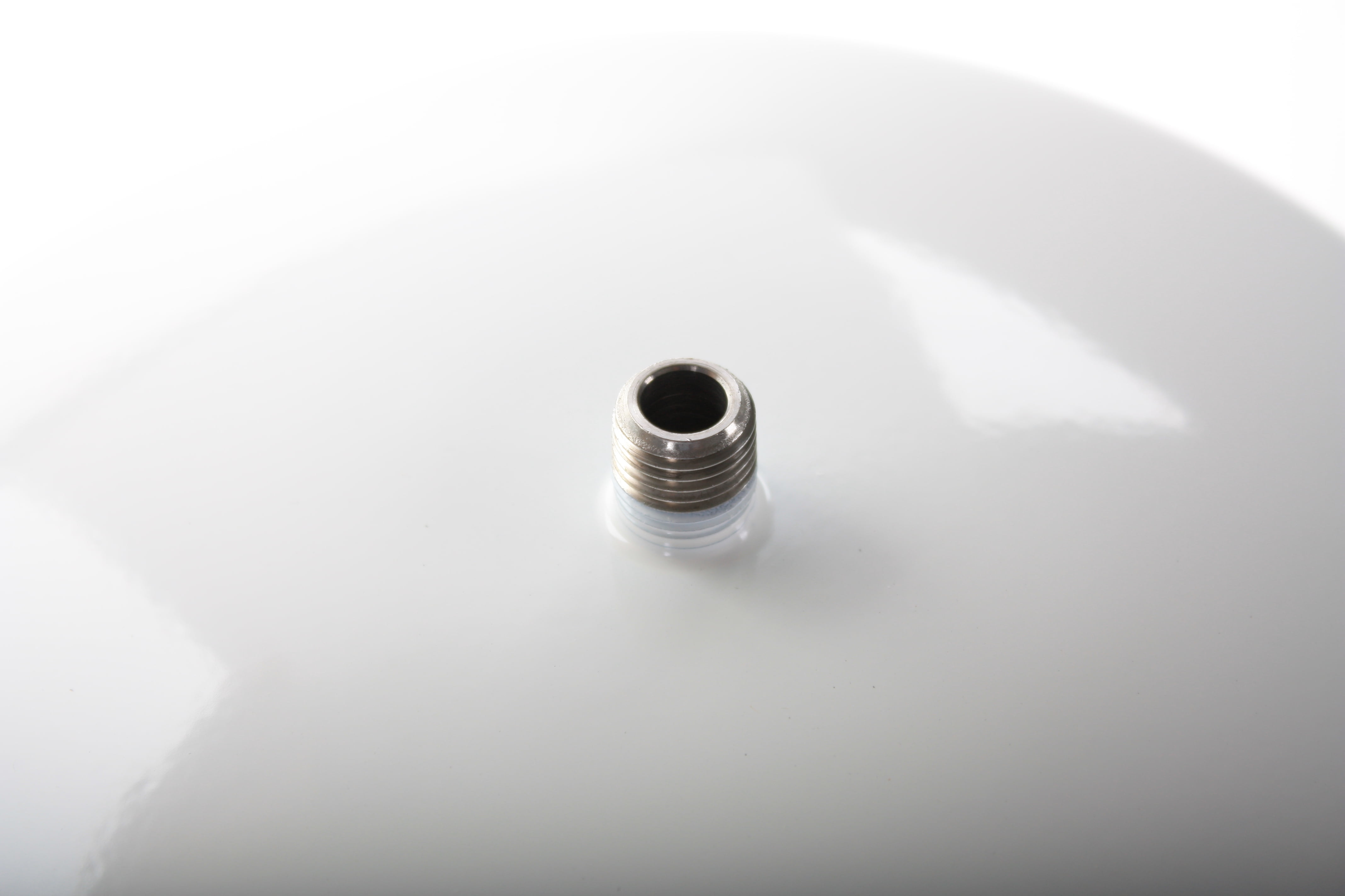 2 Gallon Stainless Steel Reverse Osmosis Water Tank , Compact Size for RVs, Campers etc. - White, 1/4" Port