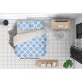 thumbnail image 2 of 3D Abstract Blue Geometric Pattern Quilt Cover Set Bedding Set Duvet Cover, 2 of 3