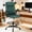 Green, variant on Drafting Chair, Tall Office Chair for Standing Desk, PU Leather Counter Computer Chairs with Adjustable Height, Rocking Function, 360° Swivel Wheels for Bar Office