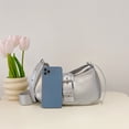 thumbnail image 3 of Bolso bandolera de mujer de gran capacidad PU Color sólido Simple bolso de viaje femenino FLhrweasw Nuevo, 3 of 9