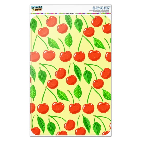 Cute Cherry Pattern Sketchy Home Business Office Sign