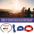 thumbnail image 1 of Subwoofer Cable Set Car Audio Wire,Cable Set Subwoofer Car,Car  Wire Car Audio Subwoofer  Speaker Installation Wire Cable Kit Car  Installation Kit CD, 1 of 8