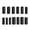 13 piece set, variant on Industrial Grade Steel Shank Reducer Adapter Enhances Router Machine Versatility