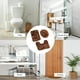 thumbnail image 5 of Fiudx Juego de Alfombras de Baño, Antideslizantes con Forma de U y Grandes, de Microfibra Suave y Absorbente, con Base Antideslizante de Pvc, Lavables a Máquina, para Hotel, Baño y Dormitorio, Juego, 5 of 6