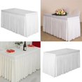 thumbnail image 1 of 2 Unidads Cubre Mesas de Tablas de Comedor Artículos de Limpieza para Hoteles Hogar perfecl Falda de mesa ajustada, 1 of 8