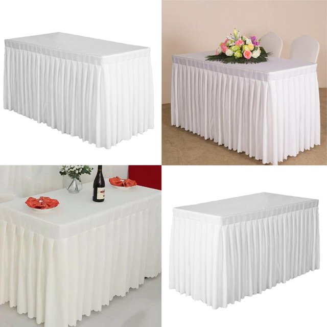 2 Unidads Cubre Mesas de Tablas de Comedor Artículos de Limpieza para Hoteles Hogar perfecl Falda de mesa ajustada