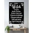 thumbnail image 2 of Witch Meaning Poster Wall Art, Modern Wall Decor For Living Room Bedroom, 24x36 UNFRAMED, 2 of 3
